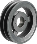 2BK74H Cast Iron Bushed Sheave Pulley for Dual Belt V-belt size 5L, B OD : 7.5" Double Grooves Pulley 2BK74H - VXB Ball Bearings