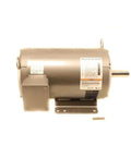 Three Phase 208 230 460 Volt 5 Horsepower Electric Motor 1750 RPM 184T Frame side view