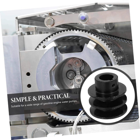 Replacement Pulley Wheel for Belt Pulleys Gas Engine Double Groove V-Belt Sheave Smooth Operation in machinery