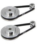Two Piece 2GT Synchronous Timing Pulley Set 20 To 80 Teeth 8mm Bore Aluminum Belt Pulleys With 250mm Length And 6mm Width