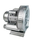 Side view of 2HP Regenerative Blower 110 To 120 Volts High Pressure Industrial Vacuum Pump 1.75 Kilowatts 150 CFM Replacement Part 2LG5107AA21