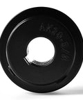 Front view of 2 Inch Outer Diameter V Belt Pulley With 5/8 Inch Fixed Bore Single Groove For V Belt Sections 3L 4L A AX Cast Iron