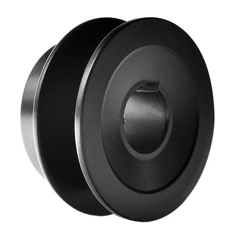 2 Inch Outer Diameter V Belt Pulley With 5/8 Inch Fixed Bore Single Groove For V Belt Sections 3L 4L A AX Cast Iron No Bushing Required