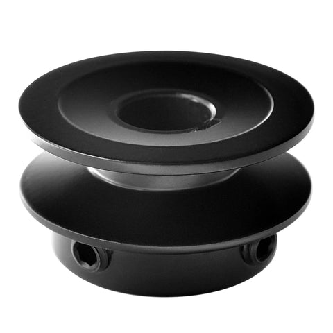2 Inch Outer Diameter V Belt Pulley With 5/8 Inch Fixed Bore Single Groove For V Belt Sections 3L 4L A AX Cast Iron No Bushing Required