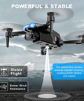 2K HD FPV Drone With Adjustable Angle Camera Real Time Wi Fi FPV Transmission Altitude Hold One Key Takeoff Landing
