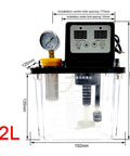 2L Automatic Lubricant Pump For Industrial Machinery 220V AC Electromagnetic Lubrication System front view with digital display