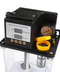 2L Automatic Lubrication Pump For CNC Lathe And Mill 110V Electric Oiler With Digital Timer and Pressure Gauge