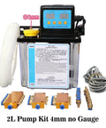 Pro Grade CNC Lubrication Pump System Kit For CNC Machine Tools with Automatic Electric Grease Pump, 2L, 4mm, No Gauge