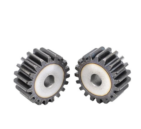 Bevel Gear Pinion Hardware 2M Spur Gear 28T To 43T 20mm High Torque Hardened Steel Transmission Gear, front view