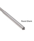 2mm Cutting Dia Chucking Reamer For Lathe Uxcell HSS Cobalt M35 With D4 Tolerance and 4 Straight Flutes Round Shank