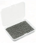 2mm Stainless Steel Precision Balls Set, 1500 Pcs of 304 Grade Bearing Balls for Models, Bearings, and Crafts in clear box