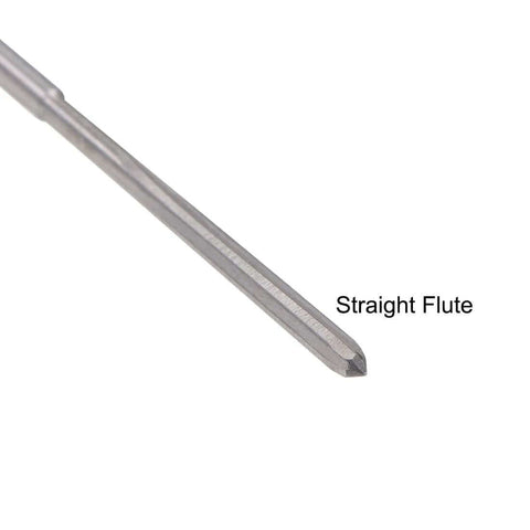 2mm Cutting Dia Chucking Reamer For Lathe Uxcell HSS Cobalt M35 With D4 Tolerance And 4 Straight Flutes Round Shank Cutting Tool