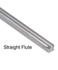 2mm Chucking Reamer Tungsten Carbide Lathe Tool with H7 Precision, 4 Straight Flutes, Round Shank for Metalworking by uxcell