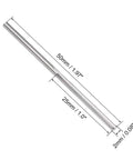 2mm Chucking Reamer Tungsten Carbide Lathe Tool With H7 Precision, 2 mm dia, 50 mm OAL, 4 straight flutes, round shank
