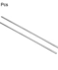 Beefy 2 Pack 5mm x 200mm Linear Motion Rod Guide Shafts For 3D Printers And CNC Machines Chrome Plated Steel High Precision Rail