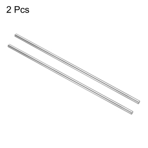 Beefy 2 Pack 5mm x 200mm Linear Motion Rod Guide Shafts For 3D Printers And CNC Machines Chrome Plated Steel High Precision Rail