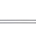 2PCs 8mm x 300mm (.315 x 11.81 inches) Case Hardened Chrome Plated Linear Motion Rod Shaft Guide - Metric h8 Tolerance