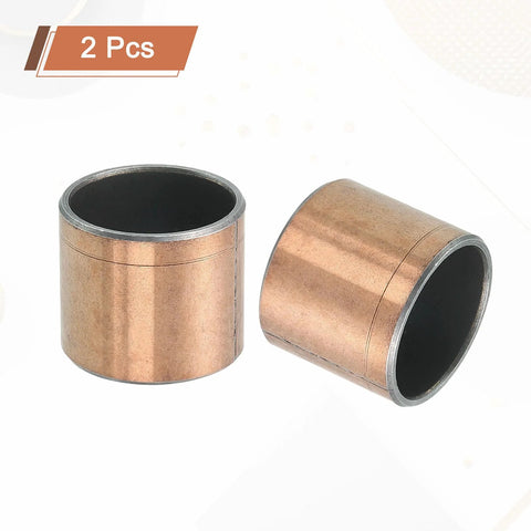 2 Pcs Sleeve Bearing With 7/8 Inch Bore, 1 Inch Outer Diameter And 7/8 Inch Length, Self Lubricating Oilless Bushings