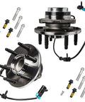 2WD Front Wheel Bearing Hub Assembly 6 Lug With ABS For Silverado 1500 Sierra 1500 Suburban 1500 Tahoe Yukon XL 1500