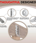✝️ 20 Pcs 2x10 Joist Hangers,20 Gauge Metal Face Mount Joist Hanger, Lu210 Joist Hangers Galvanized, Hurricane Ties for Rafter details