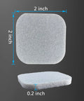 27 Pcs Sanding Sponges 2x2 Pads With 9 Grits 320 To 3500 For Craft Polishing, close-up of 2-inch square sponge pad