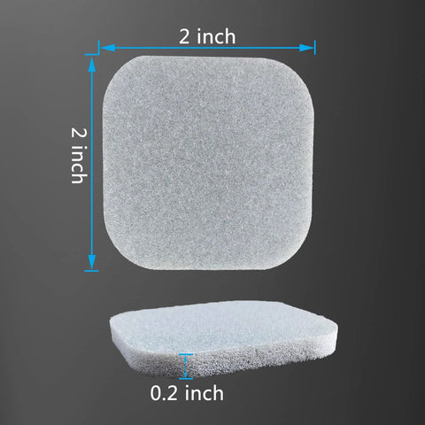 27 Pcs Sanding Sponges 2x2 Pads With 9 Grits 320 To 3500 For Craft Polishing, close-up of 2-inch square sponge pad