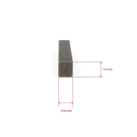 Front view of Five Pack Three Sixteenth Inch Keyway Keys Replacement For Briggs And Stratton Honda Tecumseh Small Engines Motors
