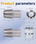 3/4 Heim Joints Rod End Kit with Right and Left Hand Threads, 0.75 Chromoly Suspension, tube adapters, product parameters diagram