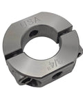 3/4" (0.75") Bore Mountable Two-Piece Clamping Shaft Collar in 303 Stainless Steel - Made in USA