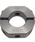 3/4" (0.75") Bore Mountable Two-Piece Clamping Shaft Collar in 303 Stainless Steel - Made in USA