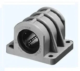 ✝️ RBW12 NB 3/4" Resin Block Unit Motion Linear Bearing for automation systems, shown in side view for stable alignment, 1-pack.