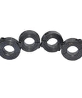 Two Piece Clamping Shaft Collar Three Quarters Inch Double Split Set Screw Style Carbon Steel Bore Three Quarters Inch Pack of Four