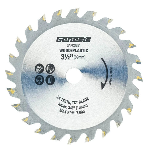 Circular saw blade for 5.8 Amp Compact Circular Saw Kit With Laser Guide