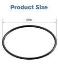 Three Pack O Ring Replacement Seals For Your Home Reverse Osmosis Housings Fits Three Point Five Inch OD Filtration Housings