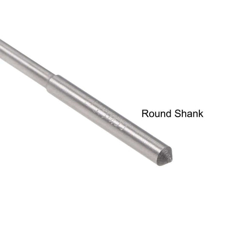 3.5mm HSS Cobalt M35 Chucking Reamer With D4 Tolerance 6 Straight Flutes Round Shank Milling Tool For Stainless Steel Copper Aluminum Alloys Uncoated Precision Lathe Cutter showing round shank