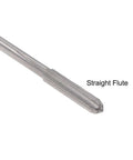 3.5mm HSS Cobalt M35 Chucking Reamer With D4 Tolerance 6 Straight Flutes Round Shank Milling Tool For Stainless Steel Copper Aluminum Alloys