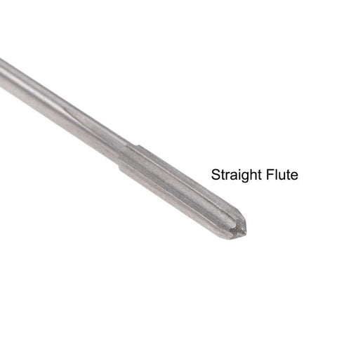 3.5mm HSS Cobalt M35 Chucking Reamer With D4 Tolerance 6 Straight Flutes Round Shank Milling Tool For Stainless Steel Copper Aluminum Alloys