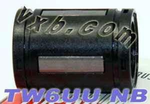 Close-up of NB TW6UU 3/8" Self Aligning Ball Bushings Linear Motion, designed for smooth motion and stable alignment, 1-pack