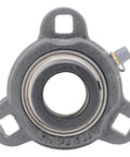 Front view of 3 Bolt Flange-Mount Ball Bearing Unit With Insert Bearing SA205-16 in Cast Iron Housing TRD205 for heavy machinery