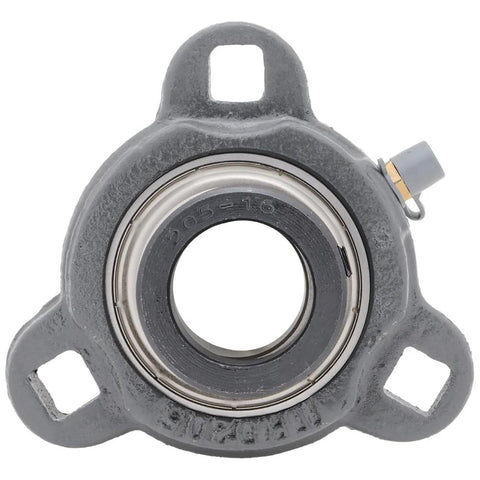 Front view of 3 Bolt Flange-Mount Ball Bearing Unit With Insert Bearing SA205-16 in Cast Iron Housing TRD205 for heavy machinery