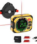 Three In One Digital Laser Level With Magnetic Wall Mount Base And Digital Angle Gauge For Woodworking And Home Improvement