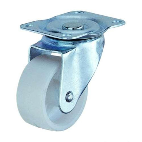 3" Inch Caster Wheel 132 pounds Plastic Top Plate - VXB Ball Bearings