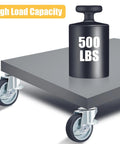 3 Inch Caster Wheels Locking Stem Casters Set Of 4 Threaded Stem Size 3 8 Inch 16 UNC By 1 2 Inch supporting 500 lbs weight