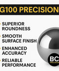 3 Inch Chrome Steel Ball Bearing G100 For Precision Machinery And DIY Projects with superior roundness and smooth finish.