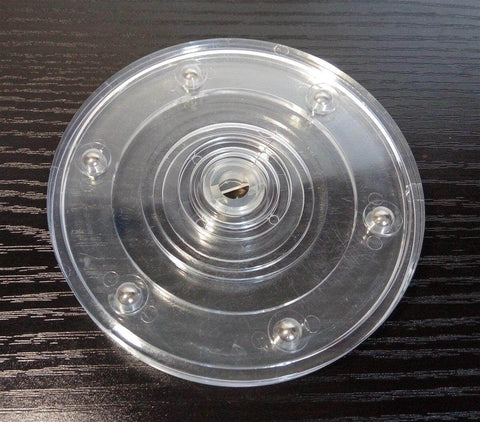 3" Clear Acrylic Lazy Susan Bearing - 76.2mm Diameter x 11mm Thick - Buy Bearings online - Fast US Shipping