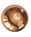 Reflective 3 inches Copper Ball Meditation Sphere for grounding and energy work, featuring engravings for natural energy and mental agility.