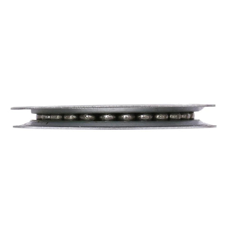 Side view of a 3-inch Lazy Susan Turntable Bearing from a set of 4, showing durable ball bearing hardware for smooth rotation.
