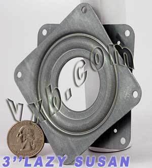 3" inch Lazy Susan Hardware Turntable Bearing - 200 lbs - Made in USA - Buy Bearings online - Fast US Shipping