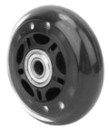 3 Inch Luggage Caster Replacement Wheel With 608ZZ Bearings, Silent PU Wheel For Suitcases, front view