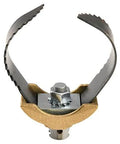 Heavy Duty 3 Inch C Cutter Cable Cleaning Tool for Drain Lines, metal construction, twisted design for grabbing debris in pipes